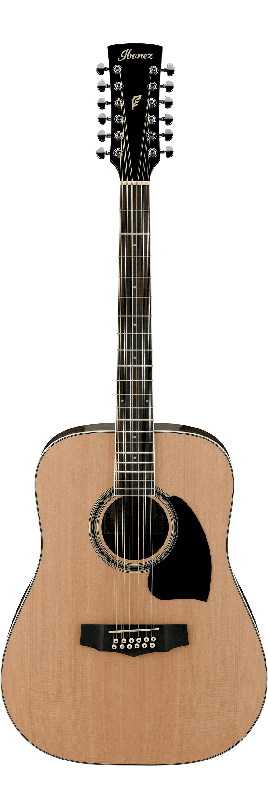 Ibanez PF1512-NT 12-strenget western guitar i naturfarvet træ uden cutaway