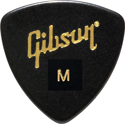 Gibson Medium Wedge plektre — pakke med 12 stykker