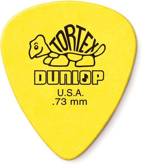 Dunlop Tortex Standard 0,73 mm plektre — pakke med 12 stykker