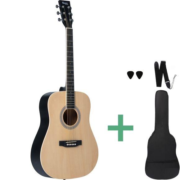 Sant Guitars AC-84 SNA western-guitar i natur satin-finish