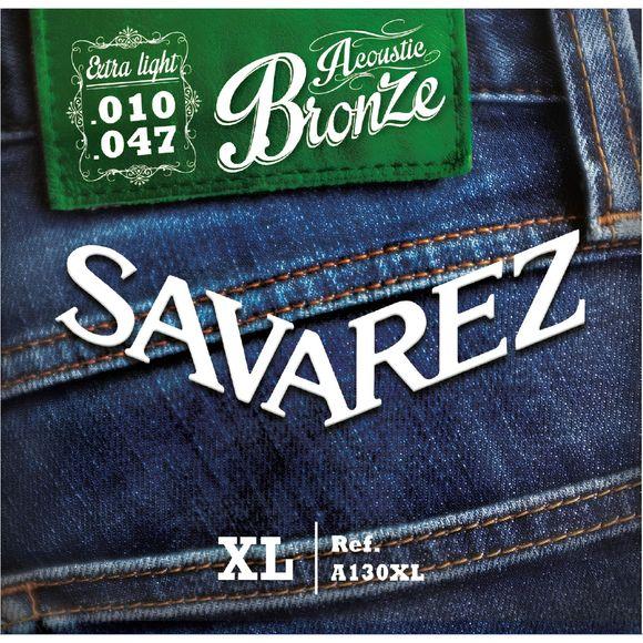 Savarez A130XL extra light western-guitarstrenge, 010-047