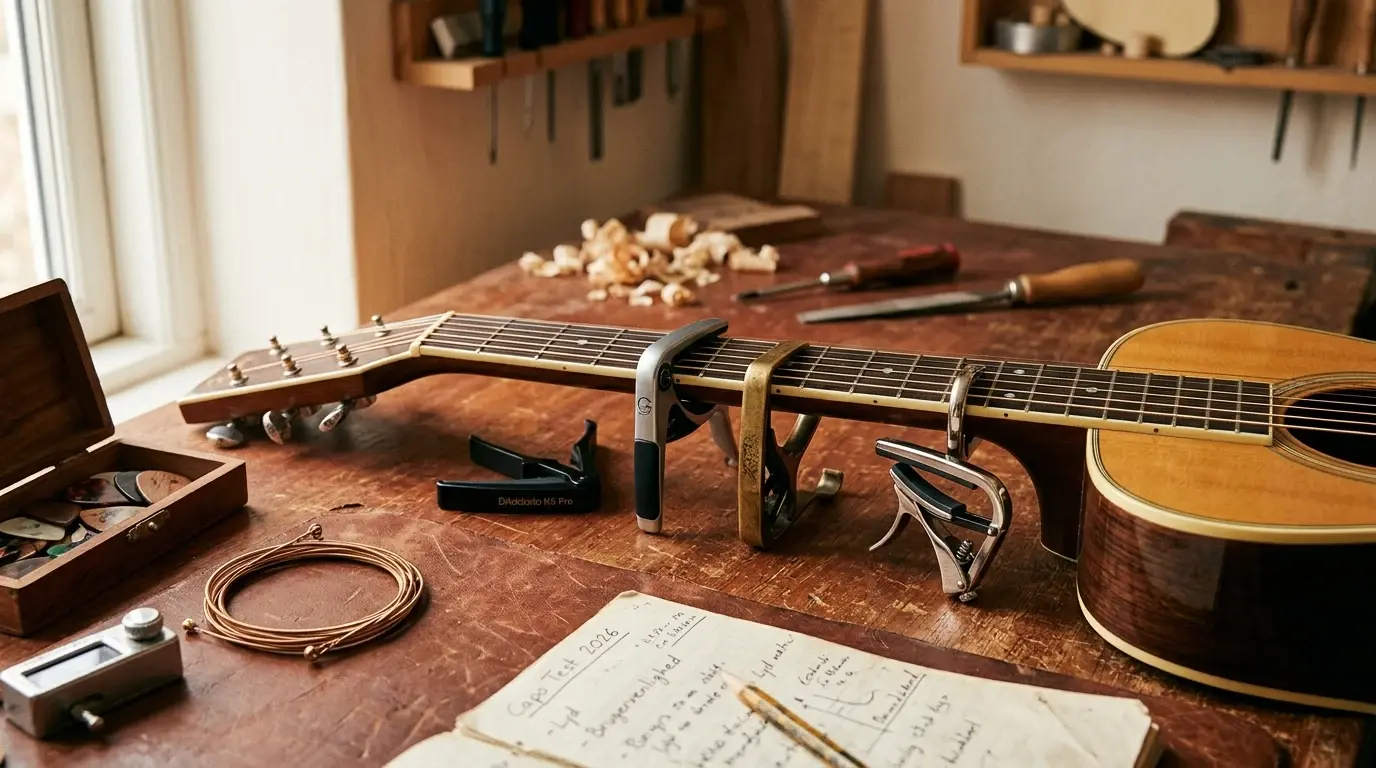 Bedste capo til guitar 2026: Test og guide