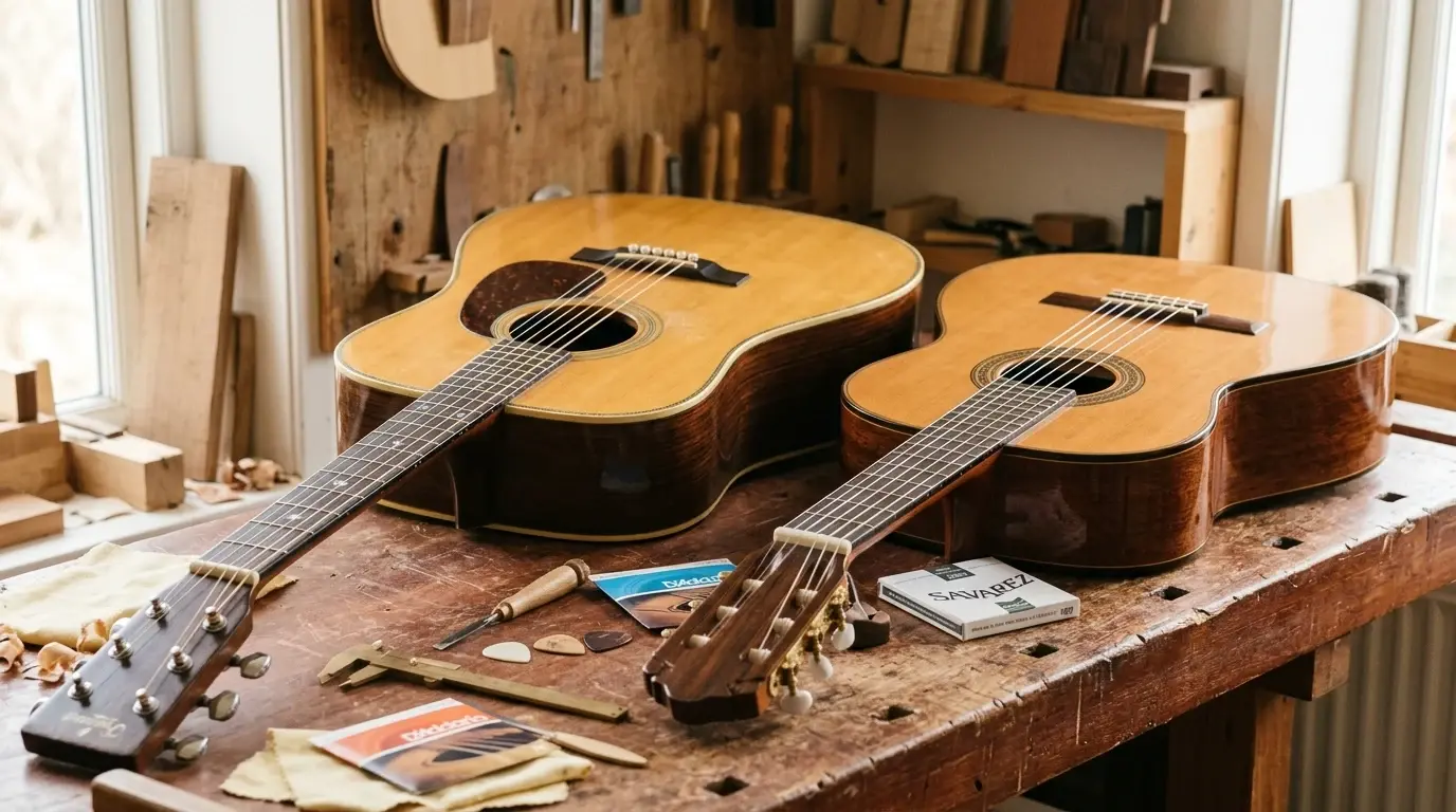 Western guitar eller spansk guitar - hvad er forskellen?