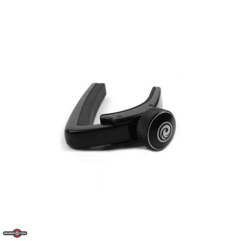 D'Addario PW-CP-02 NS Capo i sort til western- og elguitar