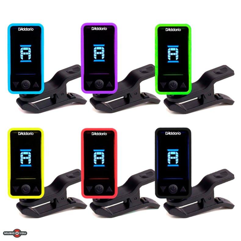 D'Addario PW-CT-17 Eclipse klemme-tuner med farvedisplay